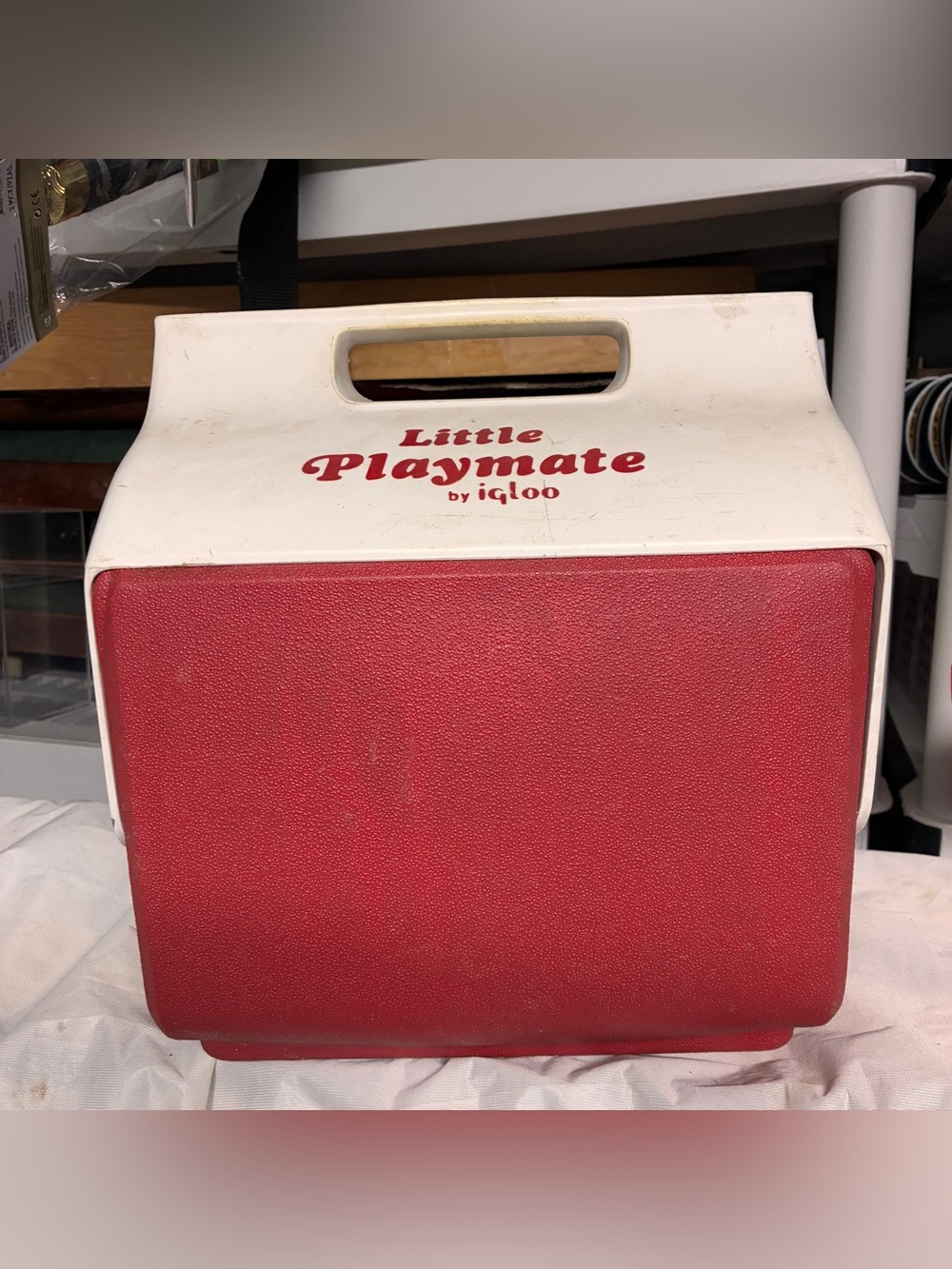 Vintage Little Playmate Igloo Red
